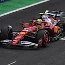 SAO PAULO, BRAZIL - NOVEMBER 08: Lewis Hamilton of Great Britain driving the (44) Scuderia Ferrari SF-25 on track during qualifying ahead of the F1 Grand Prix of Brazil at Autodromo Jose Carlos Pace on November 08, 2025 in Sao Paulo, Brazil. (Photo by Mark Sutton - Formula 1/Formula 1 via Getty Images)