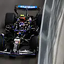LAS VEGAS, NEVADA - NOVEMBER 20: Carlos Sainz of Spain driving the (55) Williams FW47 Mercedes on track during practice ahead of the F1 Grand Prix of Las Vegas at Las Vegas Strip Circuit on November 20, 2025 in Las Vegas, Nevada. (Photo by Bryn Lennon - Formula 1/Formula 1 via Getty Images)