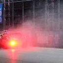 LAS VEGAS, NEVADA - NOVEMBER 21: Nico Hulkenberg of Germany driving the (27) Kick Sauber C45 Ferrari on track during qualifying ahead of the F1 Grand Prix of Las Vegas at Las Vegas Strip Circuit on November 21, 2025 in Las Vegas, Nevada. (Photo by Mark Sutton - Formula 1/Formula 1 via Getty Images)