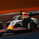 LUSAIL CITY, QATAR - NOVEMBER 29: Isack Hadjar of France driving the (6) Visa Cash App Racing Bulls VCARB 02 heads to the grid prior to the Sprint ahead of the F1 Grand Prix of Qatar at Lusail International Circuit on November 29, 2025 in Lusail City, Qatar. (Photo by Clive Mason/Getty Images)