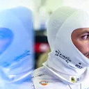MELBOURNE, AUSTRALIA - MARCH 06: Carlos Sainz of Spain and Williams prepares to drive in the garage during practice ahead of the F1 Grand Prix of Australia at Albert Park Grand Prix Circuit on March 06, 2026 in Melbourne, Australia. (Photo by Peter Fox/Getty Images)