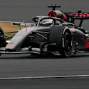 SHANGHAI, CHINA - MARCH 15: Nico Hulkenberg of Germany driving the (27) Audi F1 Team R26 on track during the F1 Grand Prix of China at Shanghai International Circuit on March 15, 2026 in Shanghai, China. (Photo by Alex Bierens de Haan/Getty Images)