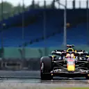 NORTHAMPTON, ENGLAND - JULY 11: Daniel Ricciardo of Australia driving the (3) Oracle Red Bull Racing RB19 on track during Formula 1 testing at Silverstone Circuit on July 11, 2023 in Northampton, England. (Photo by Mark Thompson/Getty Images)