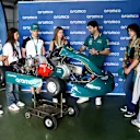 The students participated in various talks and workshops