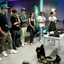 The students participated in various talks and workshops