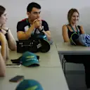 The students participated in various talks and workshops