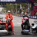 Sainz and Alpine reserve Jack Doohan were both on hand to entertain fans in Barcelona
