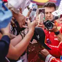 Sainz was also on hand to sign autographs for fans during the festival