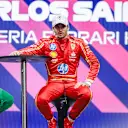 Sainz took to the stage at the Fan Forum after the Road Show exhibition