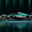 CGI static renders of the AMR25 reveal, Feb 23, 2025.