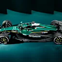 CGI static renders of the AMR25 reveal, Feb 23, 2025.