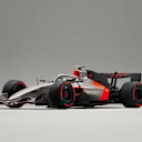 Indoor studio shot, exterior, three-quarter view