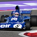 BAHRAIN, BAHRAIN - APRIL 13: Sir Jackie Stewart drives his Tyrrell 006 on track prior to the F1