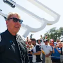 Two-time F1 World Champion Mika Hakkinen meets the fans during the Goodwood Festival of Speed