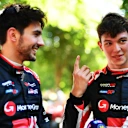 Current Haas drivers Esteban Ocon and Ollie Bearman made appearances at Goodwood
