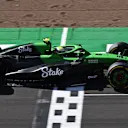 NORTHAMPTON, ENGLAND - JULY 04: Gabriel Bortoleto of Brazil driving the (5) Kick Sauber C45 Ferrari on track during practice ahead of the F1 Grand Prix of Great Britain at Silverstone Circuit on July 04, 2025 in Northampton, England. (Photo by Sam Bagnall/Sutton Images)