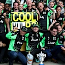 The celebrations continued long after Hulkenberg's podium was confirmed