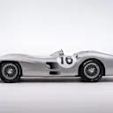 The 1954 Mercedes-Benz W 196 R Stromlinienwagen was driven by Fangio and Moss