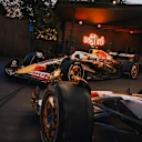 Digital renders of Liam Lawson and Isack Hadjar's VCARB 02 in the 2025 VCARB Austin Special Livery. // VCARB / Red Bull Content Pool // SI202510151163 // Usage for editorial use only //