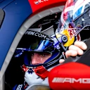 Max Verstappen's pit stop during the ADAC RAVENOL 24h Nurburgring in Nurburg, Germany, on May