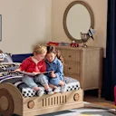 The Formula 1 for Pottery Barn Kids collection will transform the bedrooms and playrooms of young fans