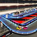 F1 DRIVE features up to 20 competing karts on a 1,650-foot track featuring 31 turns