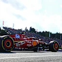 SPIELBERG, AUSTRIA - JUNE 28: Carlos Sainz of Spain driving (55) the Ferrari SF-24 leaves the pitlane during Sprint Qualifying ahead of the F1 Grand Prix of Austria at Red Bull Ring on June 28, 2024 in Spielberg, Austria. (Photo by Mark Thompson/Getty Images)