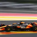 SPA, BELGIUM - JULY 27: Oscar Piastri of Australia driving the (81) McLaren MCL38 Mercedes on track during qualifying ahead of the F1 Grand Prix of Belgium at Circuit de Spa-Francorchamps on July 27, 2024 in Spa, Belgium. (Photo by Dean Mouhtaropoulos/Getty Images)