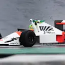 There were emotional scenes as Hamilton flew the Brazilian flag from the cockpit of Senna's 1990 McLaren