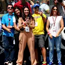 IMOLA, ITALY - MAY 19: The families of Ayrton Senna, Roland Ratzenberger and Sebastian Vettel look
