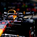 NORTHAMPTON, ENGLAND - JULY 06: Max Verstappen of the Netherlands driving the (1) Oracle Red Bull Racing RB20 in the Pitlane during qualifying ahead of the F1 Grand Prix of Great Britain at Silverstone Circuit on July 06, 2024 in Northampton, England. (Photo by Mario Renzi - Formula 1/Formula 1 via Getty Images)