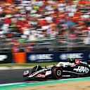 MONZA, ITALY - AUGUST 31: Nico Hulkenberg of Germany driving the (27) Haas F1 VF-24 Ferrari on track during final practice ahead of the F1 Grand Prix of Italy at Autodromo Nazionale Monza on August 31, 2024 in Monza, Italy. (Photo by Peter Fox - Formula 1/Formula 1 via Getty Images)