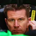 ABU DHABI, UNITED ARAB EMIRATES - DECEMBER 10: Nico Hulkenberg of Germany and Stake F1 Team Kick