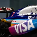 MIAMI, FLORIDA - APRIL 29: A detail view of the Visa Cash App RB VCARB 01 livery prior to the Visa