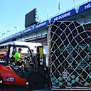 The F1 paddock has been setting up in Melbourne in preparation for the Australian Grand Prix
