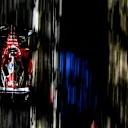 SINGAPORE, SINGAPORE - OCTOBER 03: Charles Leclerc of Monaco driving the (16) Scuderia Ferrari SF-25 on track during practice ahead of the F1 Grand Prix of Singapore at Marina Bay Street Circuit on October 03, 2025 in Singapore, Singapore. (Photo by Clive Mason/Getty Images)