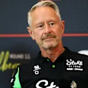 SPIELBERG, AUSTRIA - JUNE 27: Jonathan Wheatley, Team Principal of Stake F1 Team Kick Sauber in the Team Principals Press Conference during practice ahead of the F1 Grand Prix of Austria at Red Bull Ring on June 27, 2025 in Spielberg, Austria. (Photo by Clive Rose/Getty Images)
