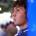 BAKU, AZERBAIJAN - SEPTEMBER 20: Alexander Albon of Thailand and Williams looks on in the garage during final practice ahead of the F1 Grand Prix of Azerbaijan at Baku City Circuit on September 20, 2025 in Baku, Azerbaijan. (Photo by Peter Fox/Getty Images)