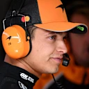 SPA, BELGIUM - JULY 25: Lando Norris of Great Britain and McLaren looks on during Sprint qualifying ahead of the F1 Grand Prix of Belgium at Circuit de Spa-Francorchamps on July 25, 2025 in Spa, Belgium. (Photo by Mark Sutton - Formula 1/Formula 1 via Getty Images)