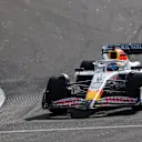 SAO PAULO, BRAZIL - NOVEMBER 07: Isack Hadjar of France driving the (6) Visa Cash App Racing Bulls VCARB 02 on track during Sprint Qualifying ahead of the F1 Grand Prix of Brazil at Autodromo Jose Carlos Pace on November 07, 2025 in Sao Paulo, Brazil. (Photo by Anni Graf - Formula 1/Formula 1 via Getty Images)