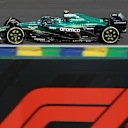 SAO PAULO, BRAZIL - NOVEMBER 07: Fernando Alonso of Spain driving the (14) Aston Martin F1 Team AMR25 Mercedes on track during Sprint Qualifying ahead of the F1 Grand Prix of Brazil at Autodromo Jose Carlos Pace on November 07, 2025 in Sao Paulo, Brazil. (Photo by Hector Vivas/Getty Images)