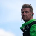 SAO PAULO, BRAZIL - NOVEMBER 08: Tenth placed qualifier Nico Hulkenberg of Germany and Stake F1 Team Kick Sauber looks on in parc ferme during qualifying ahead of the F1 Grand Prix of Brazil at Autodromo Jose Carlos Pace on November 08, 2025 in Sao Paulo, Brazil. (Photo by Rudy Carezzevoli/Getty Images)