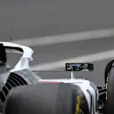 BUDAPEST, HUNGARY - AUGUST 01: Oliver Bearman of Great Britain driving the (87) Haas F1 VF-25 Ferrari on track during practice ahead of the F1 Grand Prix of Hungary at Hungaroring on August 01, 2025 in Budapest, Hungary. (Photo by Mark Sutton - Formula 1/Formula 1 via Getty Images)