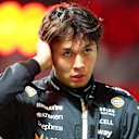 LAS VEGAS, NEVADA - NOVEMBER 21: Sixteenth placed qualifier Alexander Albon of Thailand and Williams looks on during qualifying ahead of the F1 Grand Prix of Las Vegas at Las Vegas Strip Circuit on November 21, 2025 in Las Vegas, Nevada. (Photo by Bryn Lennon - Formula 1/Formula 1 via Getty Images)