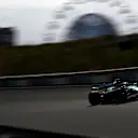 ZANDVOORT, NETHERLANDS - AUGUST 31: Lance Stroll of Canada driving the (18) Aston Martin F1 Team AMR25 Mercedes on track during the F1 Grand Prix of Netherlands at Circuit Zandvoort on August 31, 2025 in Zandvoort, Netherlands. (Photo by Rudy Carezzevoli/Getty Images)