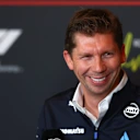 ZANDVOORT, NETHERLANDS - AUGUST 29: James Vowles, Team Principal of Williams in the Team Principals Press Conference during practice ahead of the F1 Grand Prix of Netherlands at Circuit Zandvoort on August 29, 2025 in Zandvoort, Netherlands. (Photo by Bryn Lennon/Getty Images)