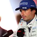 ZANDVOORT, NETHERLANDS - AUGUST 30: Ninth placed qualifier Carlos Sainz of Spain and Williams is