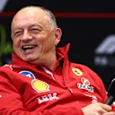 LUSAIL CITY, QATAR - NOVEMBER 28: Frederic Vasseur, Team Principal of Scuderia Ferrari in the Team Principals Press Conference during Sprint Qualifying ahead of the F1 Grand Prix of Qatar at Lusail International Circuit on November 28, 2025 in Lusail City, Qatar. (Photo by Clive Rose/Getty Images)