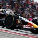 AUSTIN, TEXAS - OCTOBER 17: Isack Hadjar of France driving the (6) Visa Cash App Racing Bulls VCARB 02 on track during practice ahead of the F1 Grand Prix of United States at Circuit of The Americas on October 17, 2025 in Austin, Texas. (Photo by Mark Thompson/Getty Images)