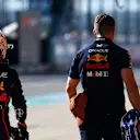 AUSTIN, TEXAS - OCTOBER 17: Yuki Tsunoda of Japan and Oracle Red Bull Racing walks in the Pitlane during Sprint Qualifying ahead of the F1 Grand Prix of United States at Circuit of The Americas on October 17, 2025 in Austin, Texas. (Photo by Mark Thompson/Getty Images)